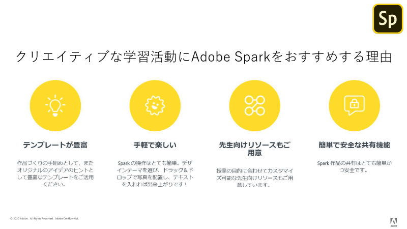 アドビはAdobe Sparkを提供
