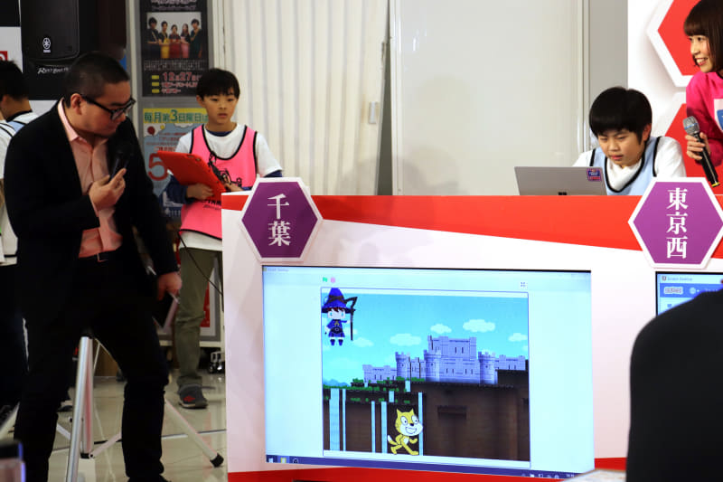 2位の千葉代表は、魔法使いとスプライト君の会話や動きがBGM付きで展開