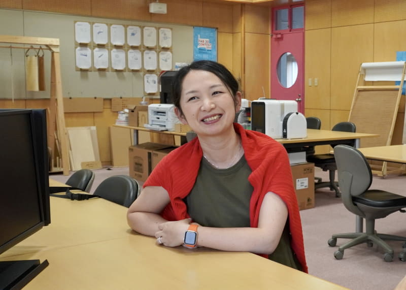 ICT主任 山田美奈都教諭。国語科・Google認定イノベーター