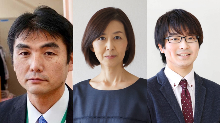 第4回のセミナー登壇者。写真左より、鈴木秀樹教諭、狩野さやか氏、小池翔太教諭