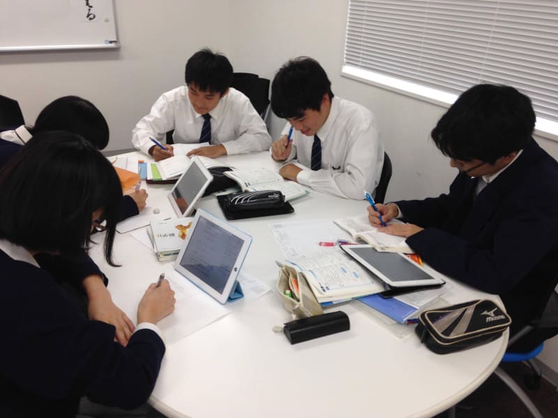 近大附属高校、2013年にiPadを導入した頃の学習風景