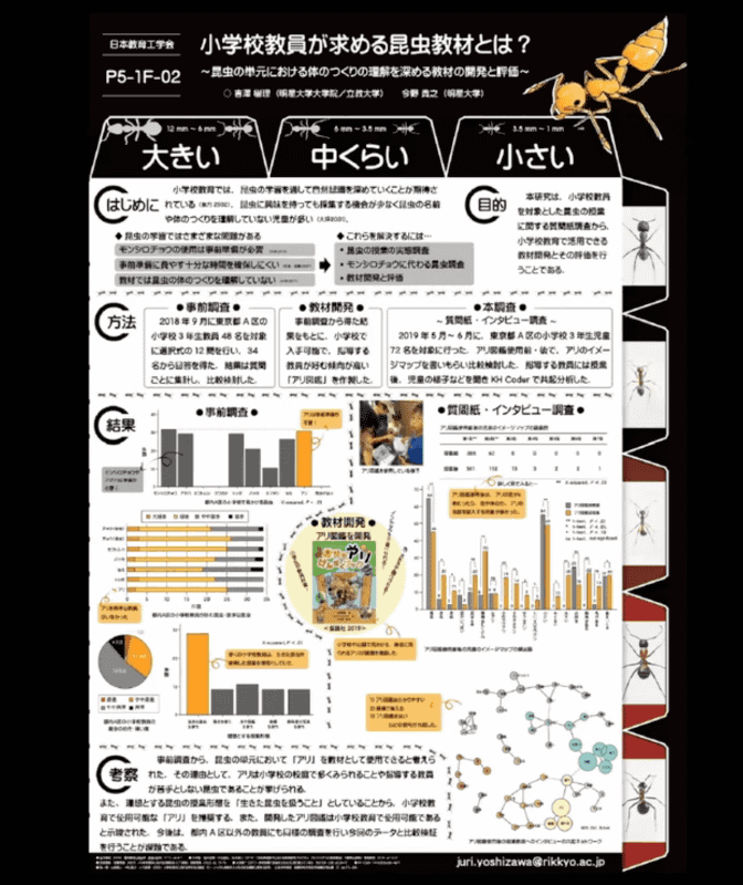 吉澤氏が作成したポスター
