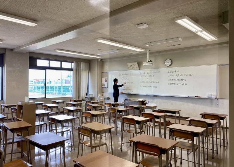 近大附属高校、休校中のオンライン授業の様子