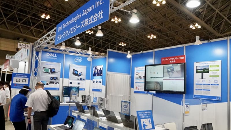 デル・テクノロジーズのブース