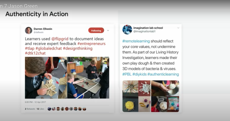 オンライン授業でも、制作を取り入れることでより本物の学習に近づけていく