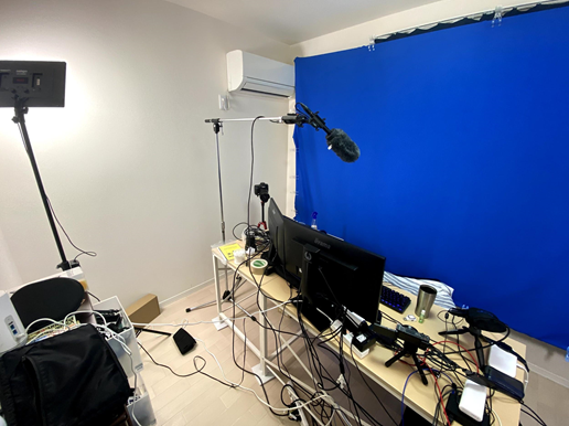 安藤氏が作った自分専用スタジオ