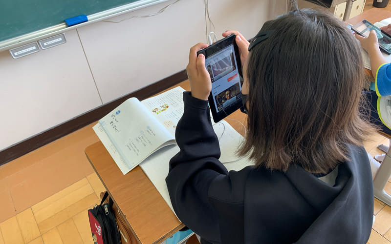 少人数であっても、日常的にICTを活用した授業を実施