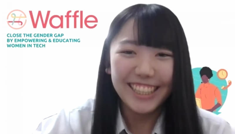 「もっと早くにWaffleと出会いたかった」と話していたあんなさん