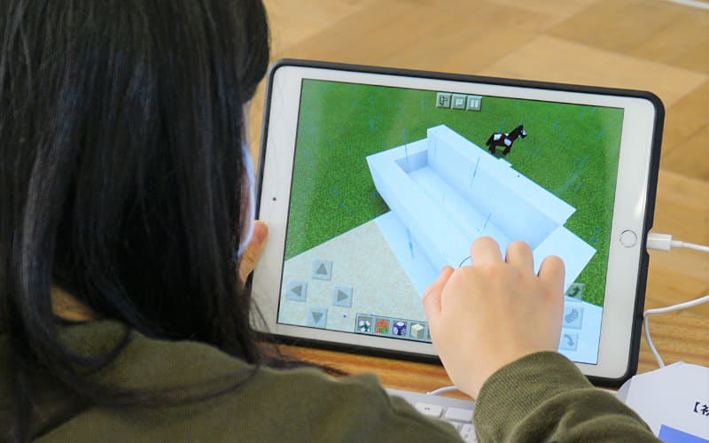 動物の小屋を作成中