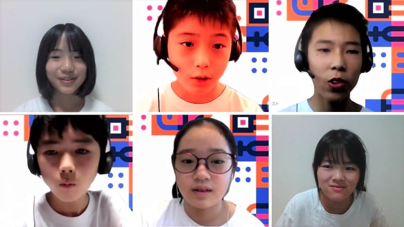 ファイナリストに選ばれた子どもたち