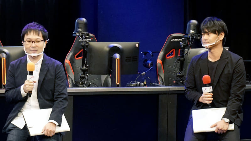 左からN高等学校 副校長 吉村総一郎氏、アドビ株式会社 教育市場部 原渓太氏