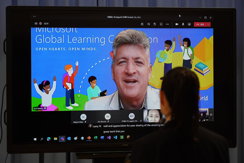 マイクロソフト アジアの文教部門責任者 Larry Nelson氏