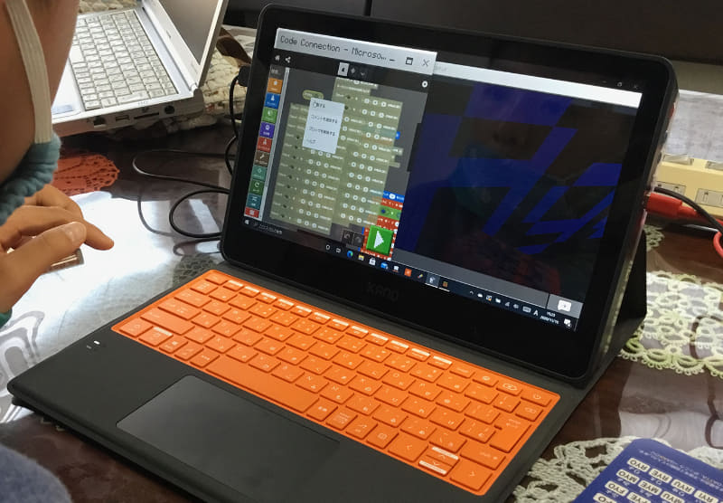 Kano PCで、Minecraftのプログラミングに挑戦