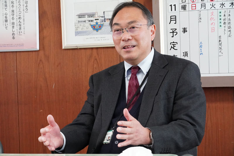 北九州市立高見中学校 赤瀬正信 校長