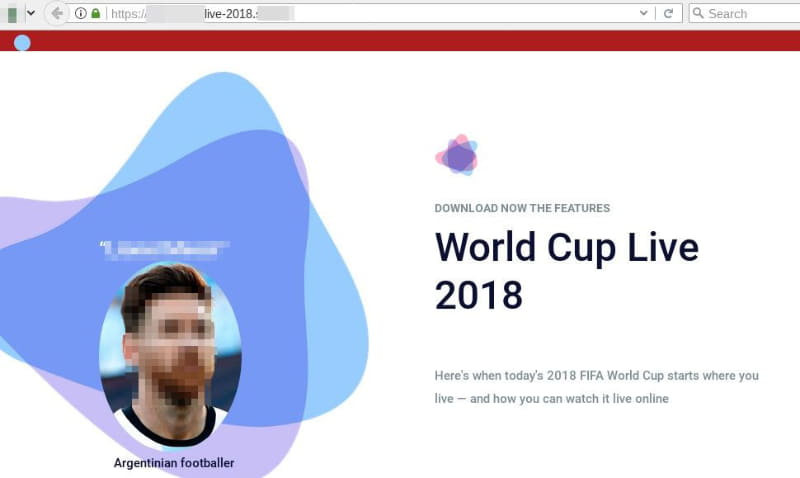 正規アプリに偽装した不正アプリのダウンロードサイト