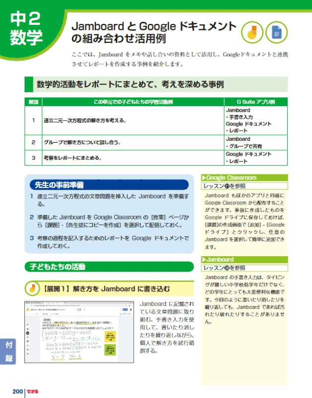 教科ごとの「活用事例」より一部抜粋