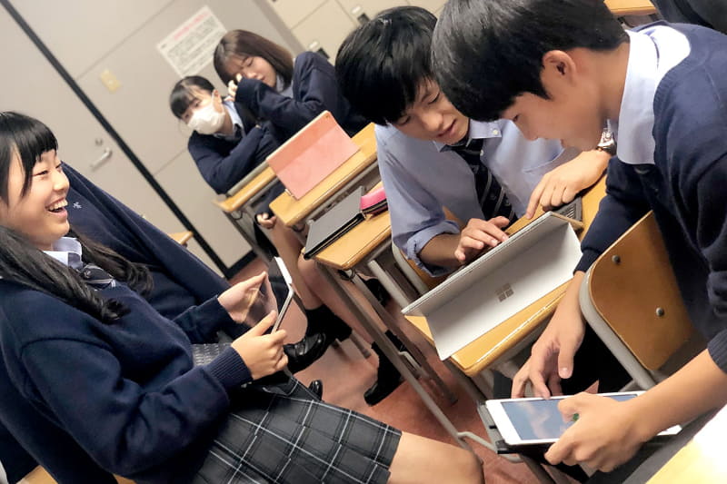生徒たちが自分の好きな端末を活用するBYOD。湘南学園の生徒たちが選んだ端末は？