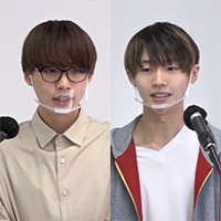 （写真左から）「Align」を開発した萩原爽太さんと大垣連さん