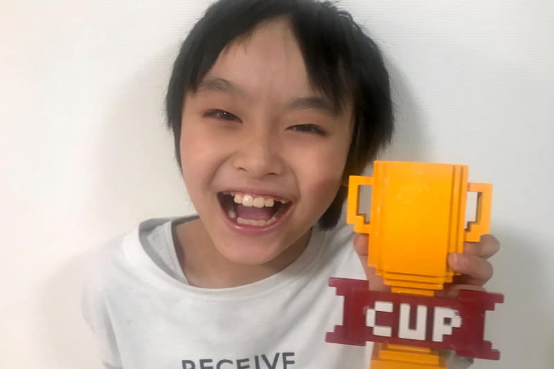 小学校高学年部門 優秀賞を受賞した、しょうたさん（埼玉県・小学4年生）