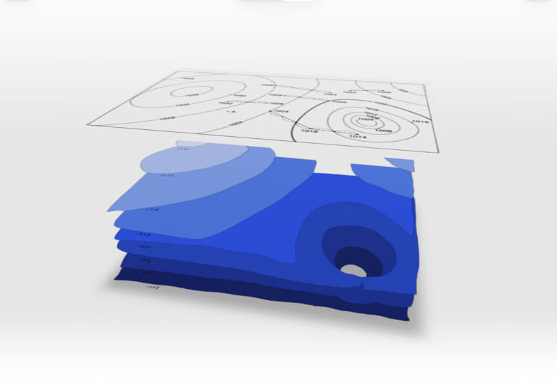 iPadはただのディスプレイではなく、現実にバーチャル空間の情報を投影する機能を持つ。抽象度の高い知識を「見える化」し、自ら操作して作り上げることも可能なことから、理科に限らず多くの教科においても応用可能だ
