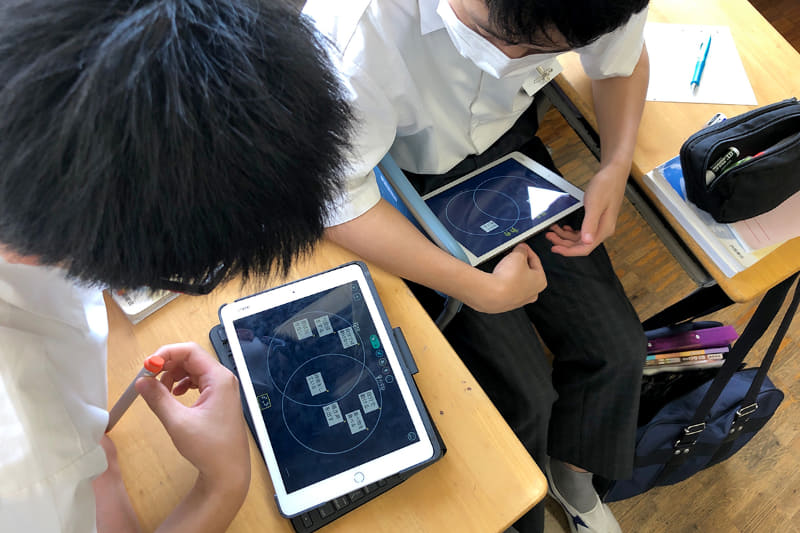iPadのアプリの使い方ではなく、生徒がどのように使うかを考えることが大切