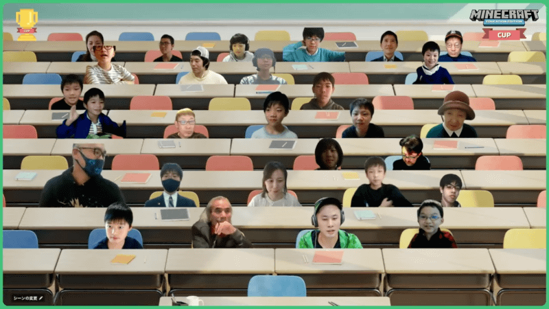 配信を盛り上げる工夫もいろいろ。Microsoft Teamsを活用して参加者・審査員が一同に並んでご挨拶