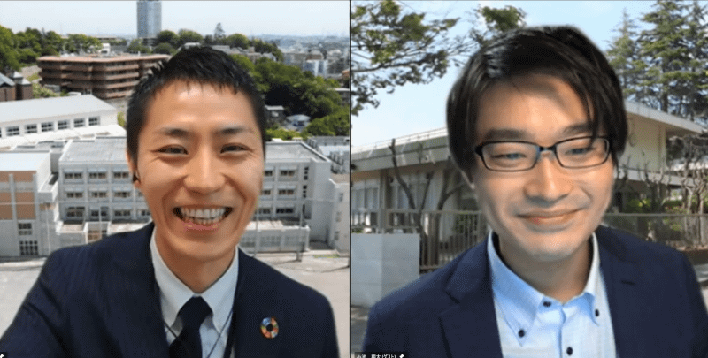 （写真左）森村学園中等部・高等部 髙田昌輝教諭、（写真右）千葉大学教育学部附属小学校 ICT活用教育 兼 校務ICT化実行委員会 主任。小池翔太教諭。どちらもマイクロソフト認定教育イノベーター（MIEE)になる