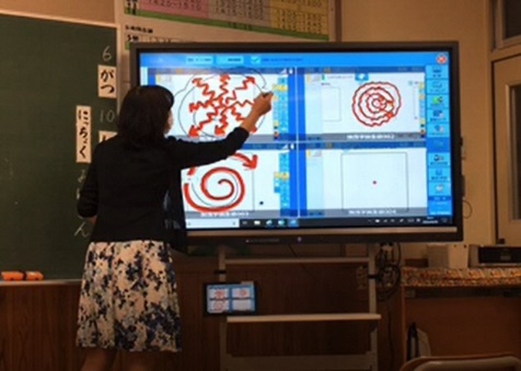 指導主事が出演するオンライン研修用動画