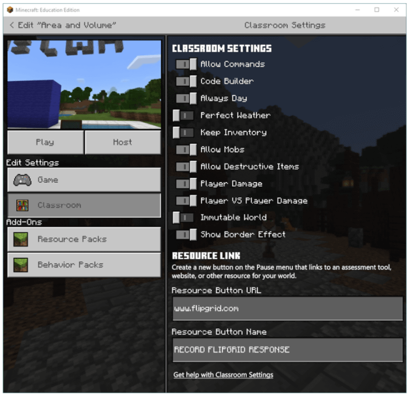Classroom Settingsを追加（写真は公式サイトより）