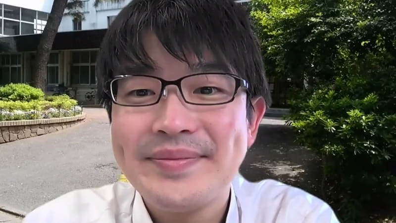 東京学芸大学附属小金井小学校　小池翔太教諭。前任校は千葉大学教育学部附属小学校。LINE entryの教材開発や活用実践に携わるほか、NHK Eテレ『テキシコー』の番組委員も務める