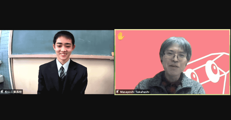 MindBoardについて熱心なアドバイスをする審査員の高橋氏