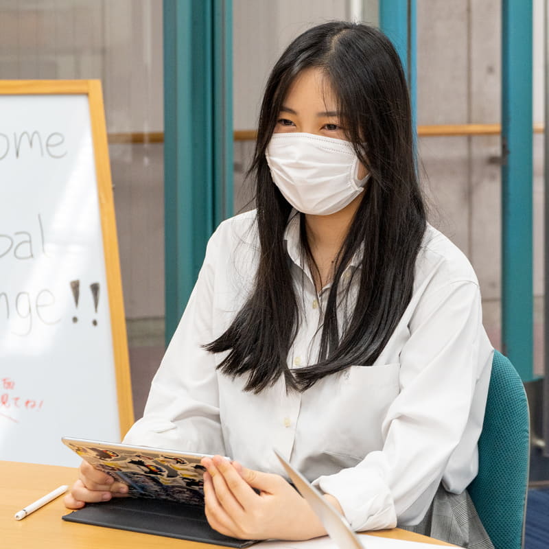 古川万里子さん（高2）