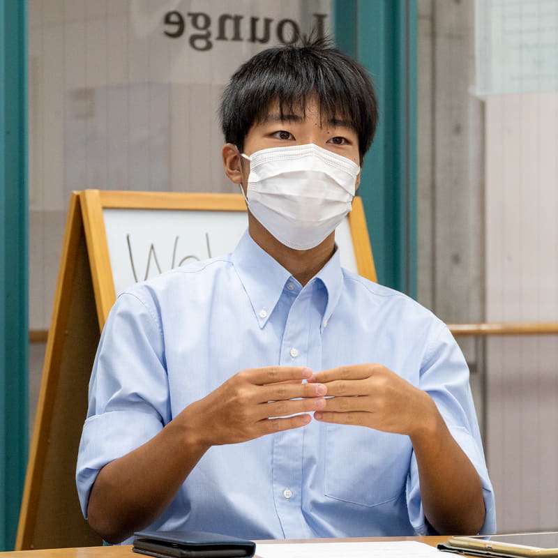 小澤周生さん（高2）