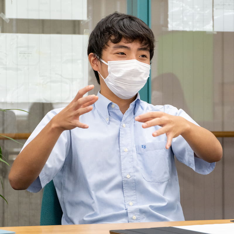 高橋岳大さん（高2）