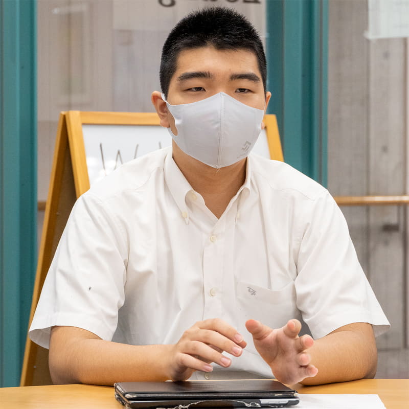 川口暉人さん（中2）