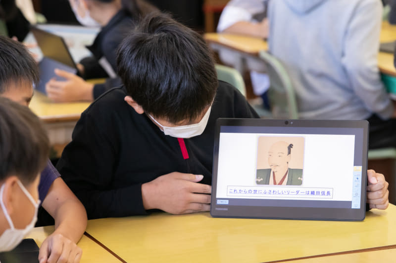 自分がふさわしいと思うリーダーについて、グループ内で発表