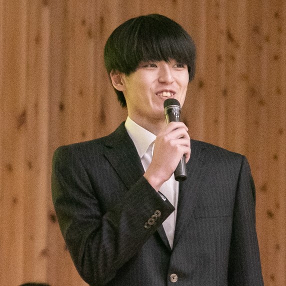 渕田憲人さん（鹿児島大学）。小学校6年の時に初めてICT教育に触れる