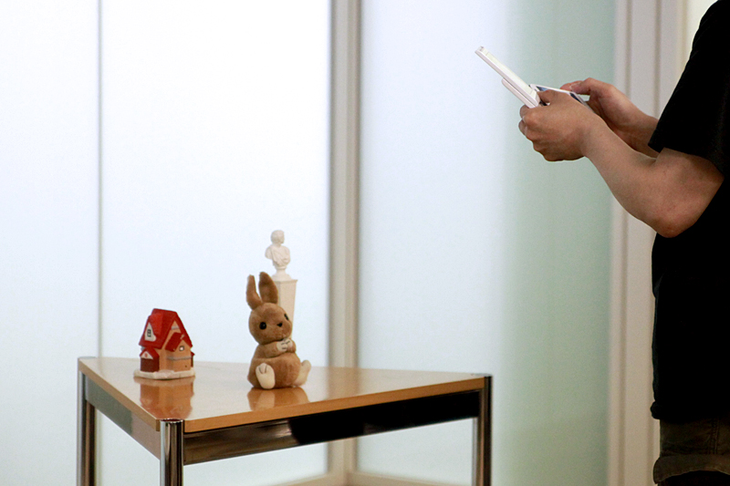 撮影スペースで、自由な撮影を楽しむ