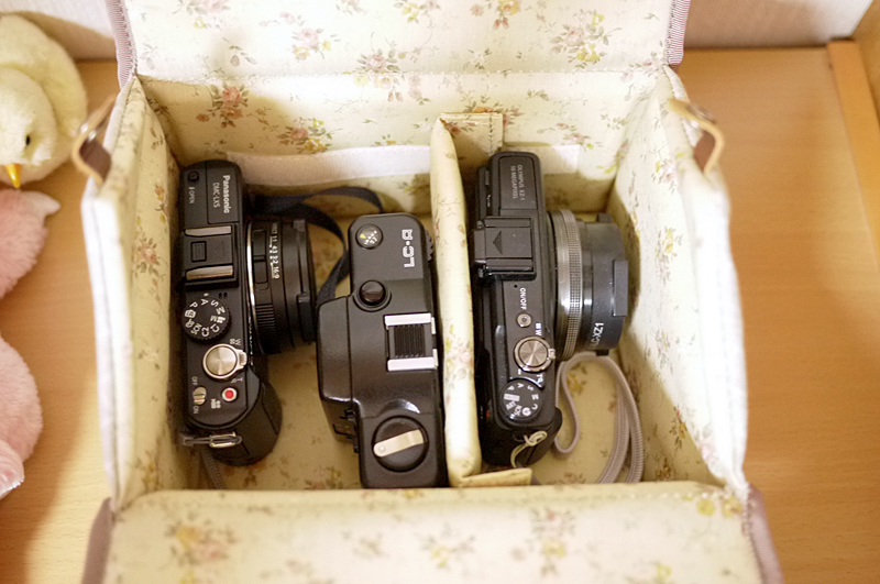 コンパクトカメラなどを入れてもいいですね