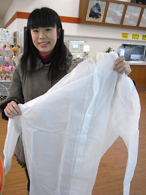 もちろん雨ガッパも持ってきました！