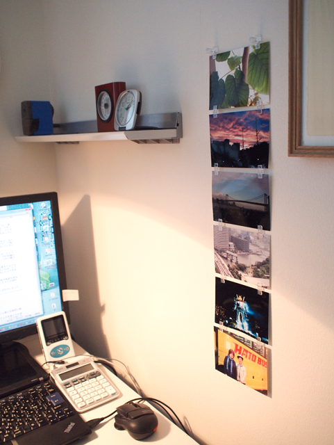 ふだんは5〜6枚のスナップを飾る程度の使い方が気楽