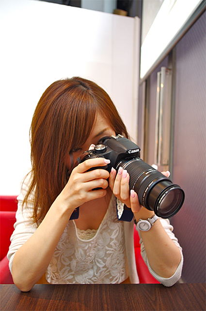 いいものを撮りたいから撮影時は真剣モード