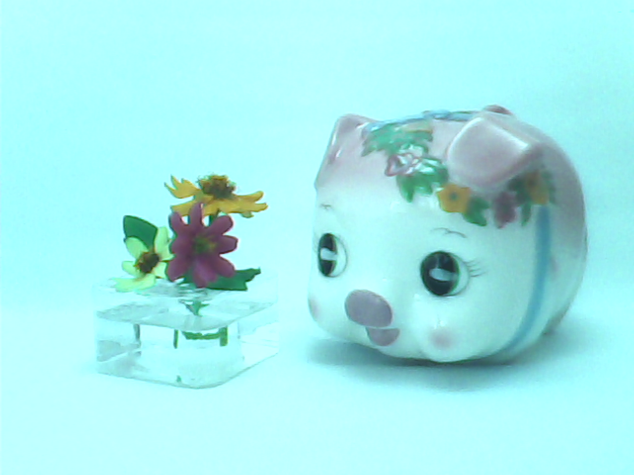 白熱灯、露出補正+1、グリーンの組み合わせ