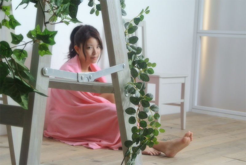 女の子をやわらかく撮るとよりかわいく見える（撮影：静香）