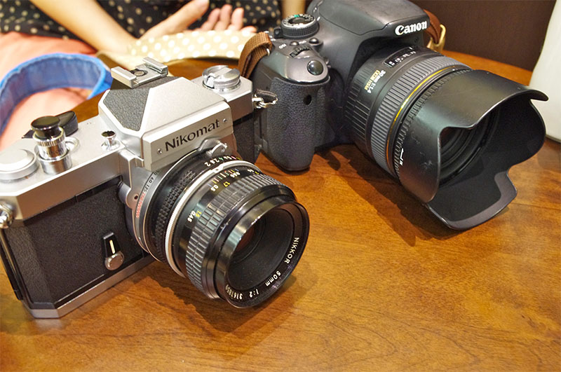 愛用カメラはEOS Kiss X5とニコマート Ft2