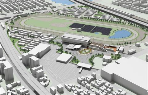船橋競馬場を大規模改修 スタンド耐震強化し 23年度完成 Impress Watch