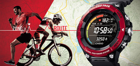 カシオ、心拍計測で運動のペース管理ができる「PRO TREK Smart