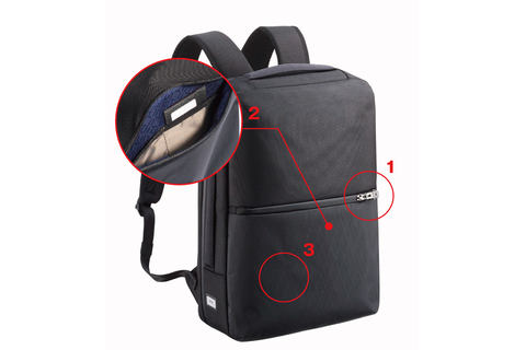 エース 背中の荷物をスリ スキミング 切り裂きから守る バリパック Impress Watch