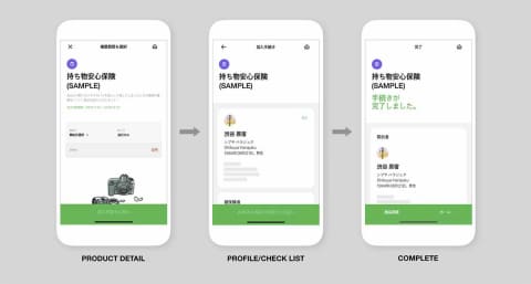 Lineほけん 企業から保険がもらえる Rewardほけん ゴルフやスキーに Impress Watch