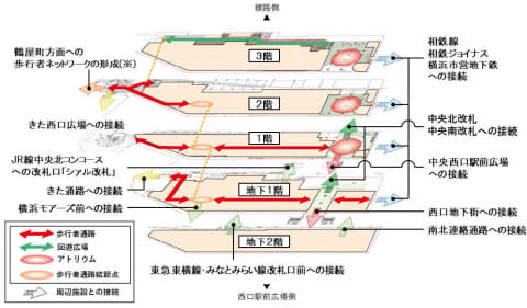 横浜 駅 構内 図